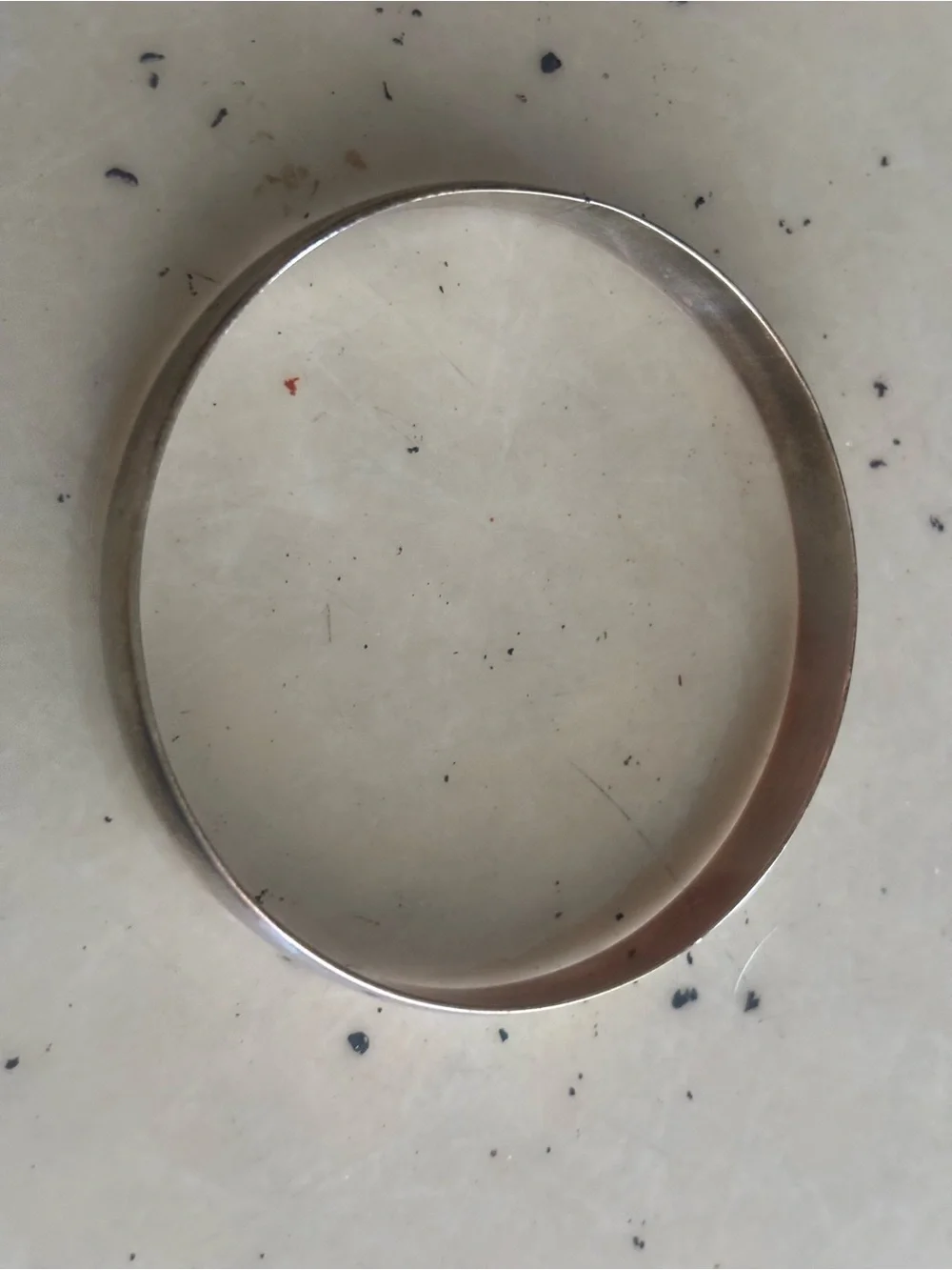 Silver Bangle-9.5” - Picture 4 of 4